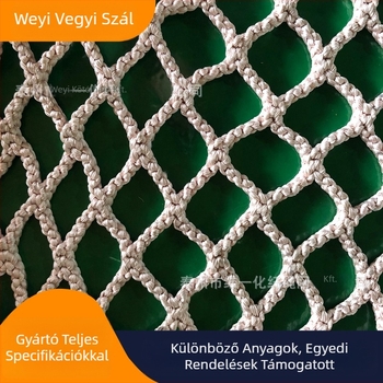 Kültéri fán lévő mászó háló 12 mm-es nylon zsinórral, csomópont nélküli háló — mászásra, védelemre és dekorációra vidámparkokban, bevásárlóközpontokban és játszótereken