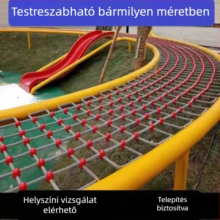 Szabadban használható gyerekek mászó háló, nylon, esés elleni védelem, óvodák és játszóterek számára, márka Shengtong
