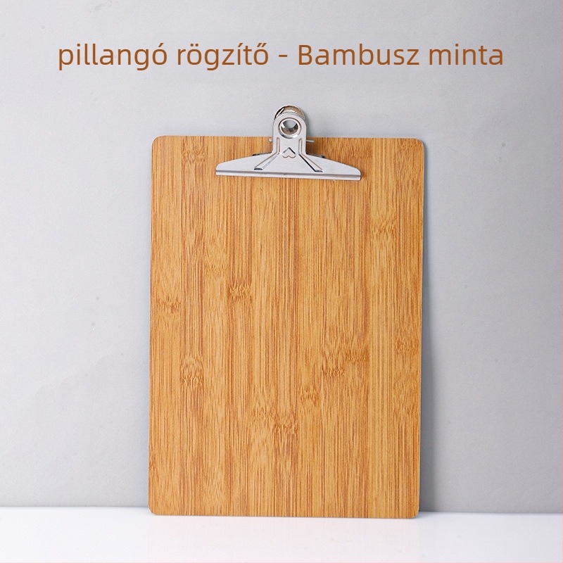 A4-es fa klipboard 120 mm-es csukóval, dokumentumokhoz, testreszabható