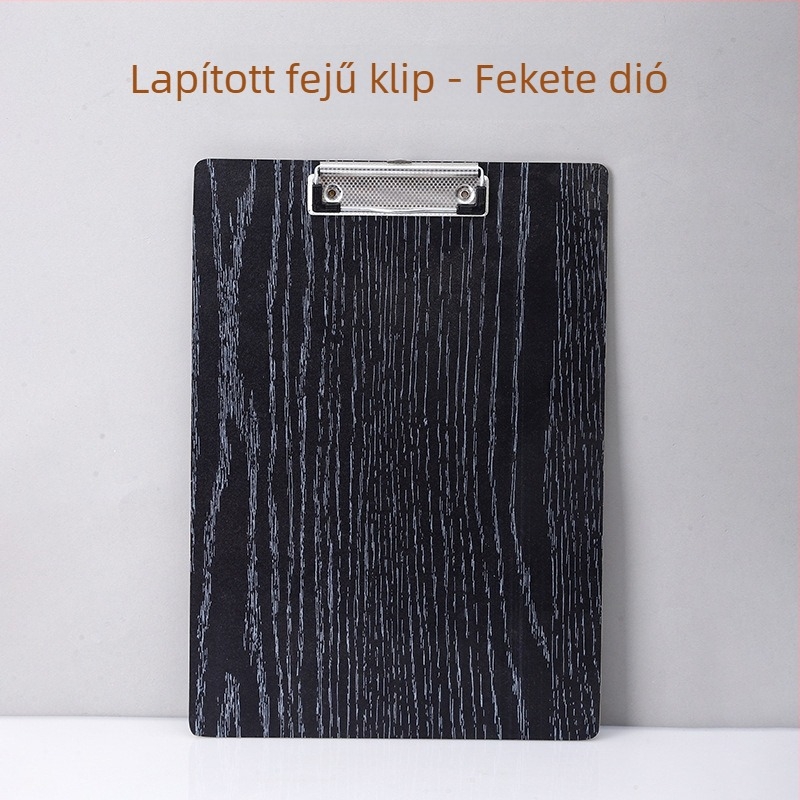 A4-es fa klipboard 120 mm-es csukóval, dokumentumokhoz, testreszabható