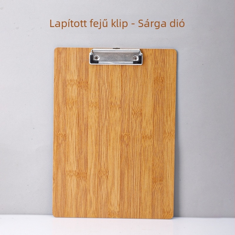 A4-es fa klipboard 120 mm-es csukóval, dokumentumokhoz, testreszabható