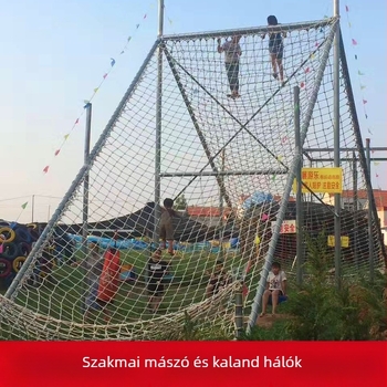 Szabadban használható mászó háló gyerekeknek és óvodáknak — nylon háló, védő korlát