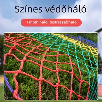 Erősített kültéri gyerekeknek szánt mászóháló, védőháló a mennyezethez és a lépcsőkhöz