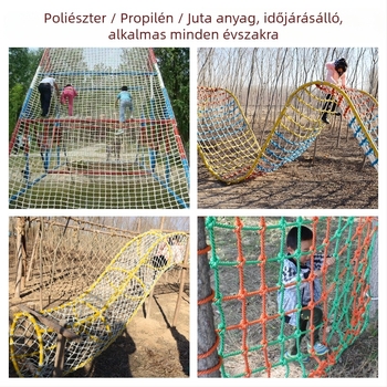 Mászóháló játszótéri felszereléshez – poliészter, mászásvédelmi funkció, egyedi testreszabás