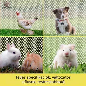 Műanyag háló kerítéshez, ablakzáró háló, tenyésztő matrac és erkélyvédő háló