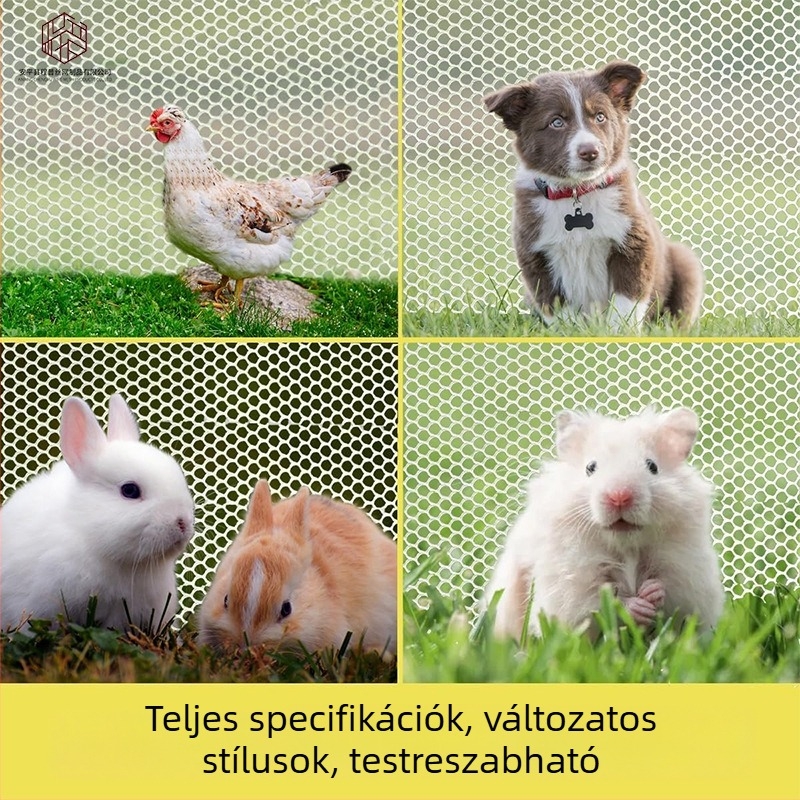 Műanyag háló kerítéshez, ablakzáró háló, tenyésztő matrac és erkélyvédő háló