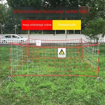 Áramvédelmi kerítés és védőháló építkezéshez