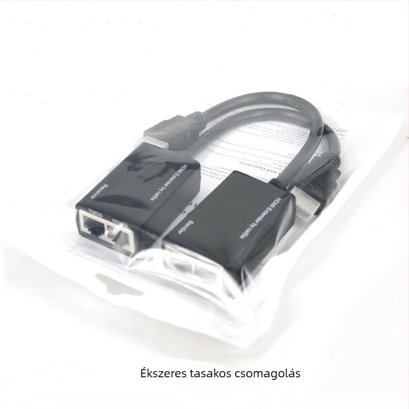 HDMI-hosszabbító két RJ45 porttal, 1080p@60Hz, 1920x1080, modell He30