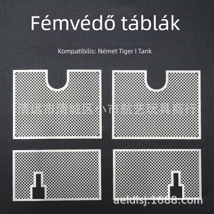 Henglong 3818-1 Tiger RC Tank Felújító Készlet Fém Védőhálóval