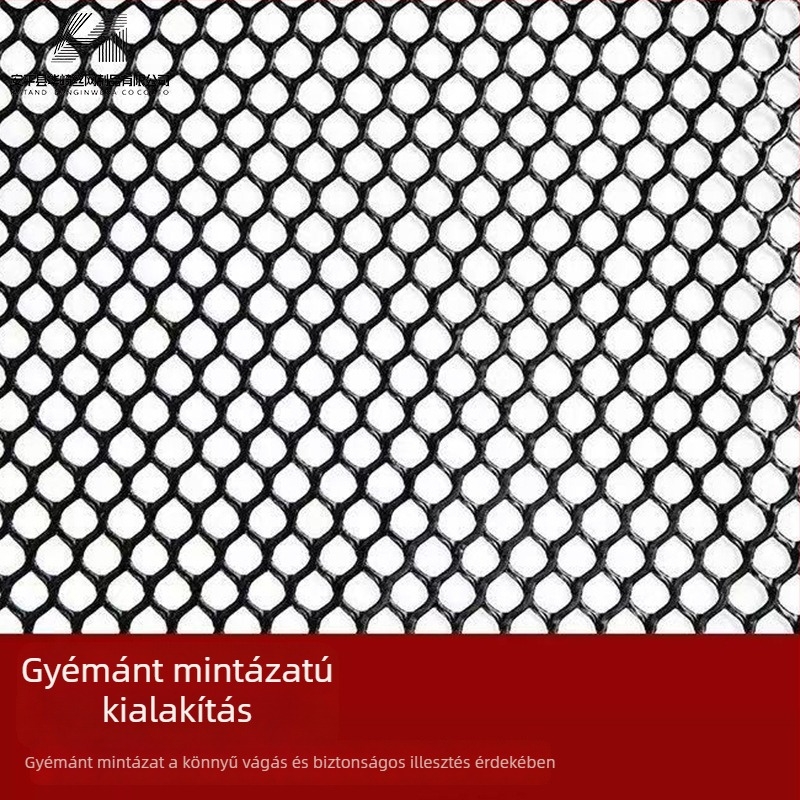Teraszvédő háló zuhanás elleni, modell 001, polietilén, szivárgásmentes kialakítás, macska- és ablakvédelem