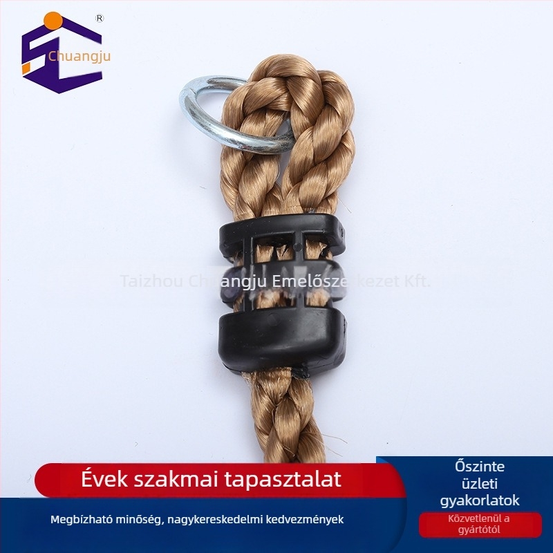 Chuangju biztonsági kötél kültéri gyermekeknek a hegymászáshoz — játszótér edzéshez, mászó háló