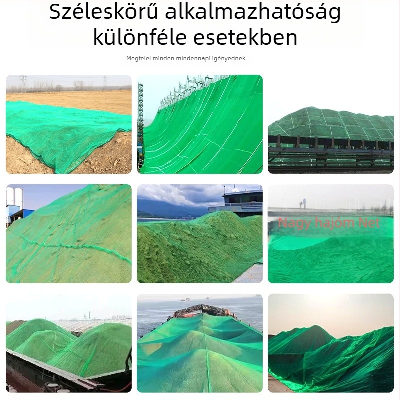 Építési helyszín porvédő háló - teherautók és hajók számára - Cikkszám 8890; Származás: Binzhou, Kína; Határon át történő export: Igen; Fő piacok: Afrika, Észak-Amerika.