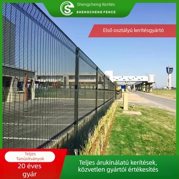 Alacsony széntartalmú acélsodronyból készült védő korlátháló | Modell: védőháló | Alkalmazás: autópályák, vasútvonalak, repülőterek