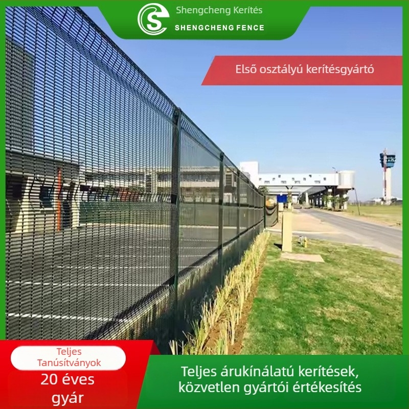 Alacsony széntartalmú acélsodronyból készült védő korlátháló | Modell: védőháló | Alkalmazás: autópályák, vasútvonalak, repülőterek