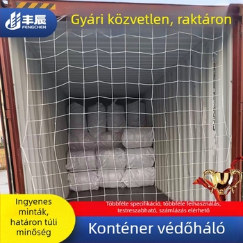 Nylon konténerháló 20ft/40ft – záróháló, leesés elleni háló, konténer védelme