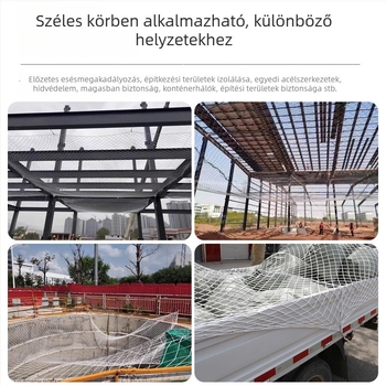 Zhiyan nylon építkezési terület védőháló lépcsőkhez és tetőkhöz