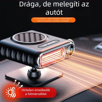 Autómelegítő V-Speed gyors melegítés és páramentesítés, 150W, ABS, modellek S108/S107