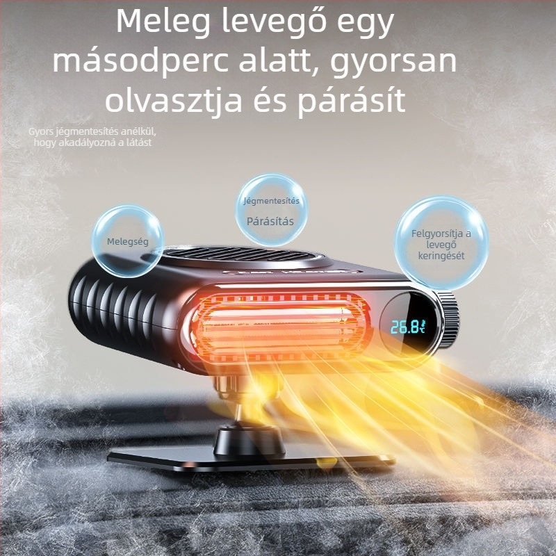 Autómelegítő V-Speed gyors melegítés és páramentesítés, 150W, ABS, modellek S108/S107
