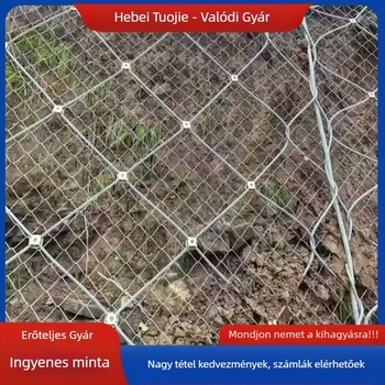 Aktív lejtővédő háló, modell Active Slope Protection Net, anyag: acél sodrony, funkció: lejtővédelem