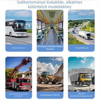 Rw-cam-dz3 AHD belső járműre szóló kamera buszok és teherautók számára, széles látómező, fém kupola kialakítás, 12V tápellátás