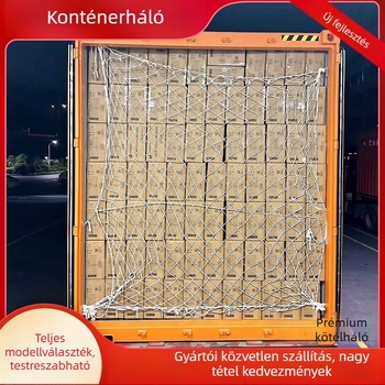 Szállítmány konténer háló - háló típus, poliészter, 6 mm kötél, teherbírás 300 kg
