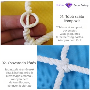 Huirun Rope Net konténerháló - nylon védőháló teherautóhoz és konténerhez, modell A21