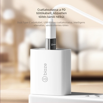 Bias USB-C OTG adapter autó töltéséhez, modell A181, univerzális kompatibilitás, adatátvitel