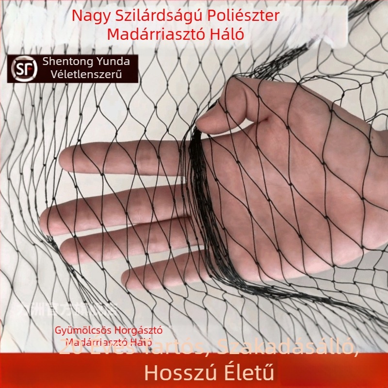 Junhongtu poliészter madárvédő háló üvegházakhoz, halastavakhoz és gyümölcskertekhez
