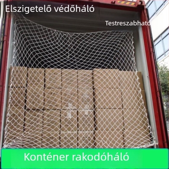 Nylon függő védőháló konténerekhez, Y-erősítéssel