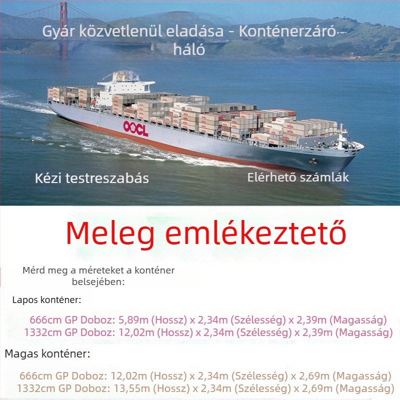 Nylon függő védőháló konténerekhez, Y-erősítéssel