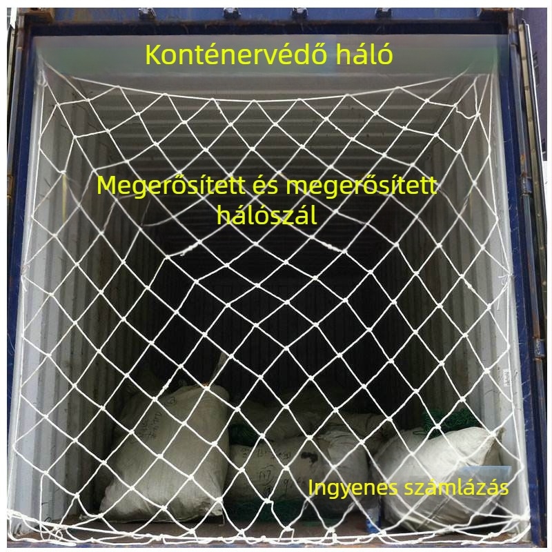 Konténervédő háló – nylon védőháló, Jingcai DL-00018, konténerekhez, teherautókhoz és épületekhez