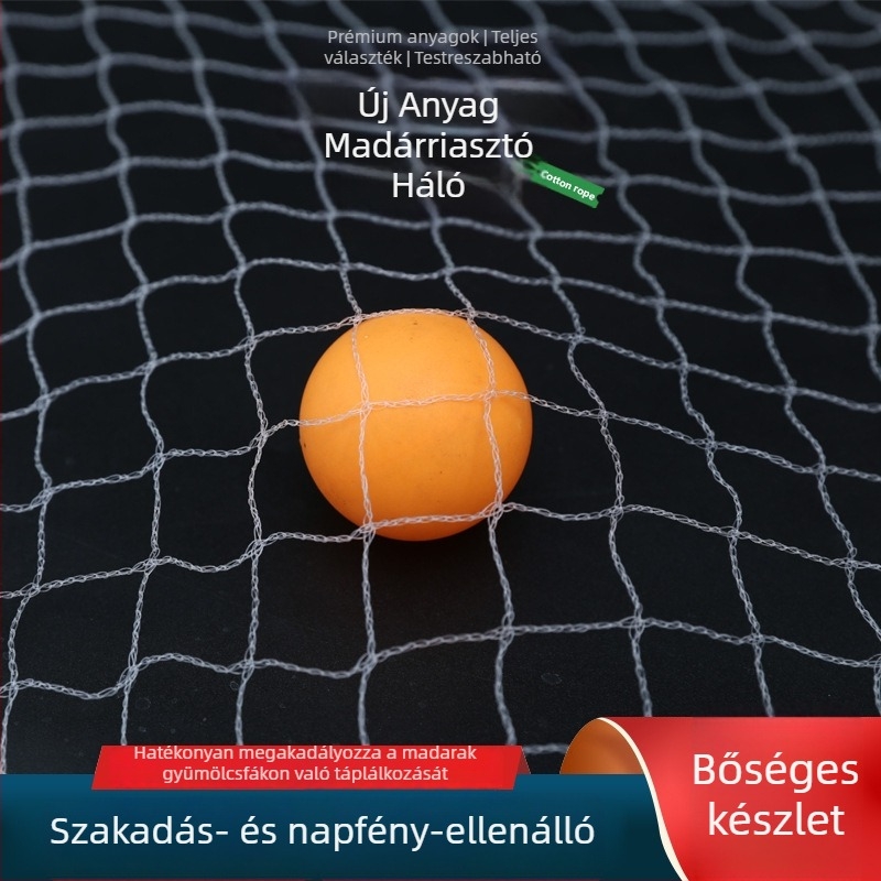 Nylon madárvédő háló gyümölcsösökhöz, gyümölcsfákhoz, szőlőültetvényekhez és halastavakhoz