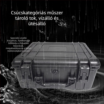 ABS műanyag autószerszám-tároló doboz, közepes méret, műszer- és eszköztartó