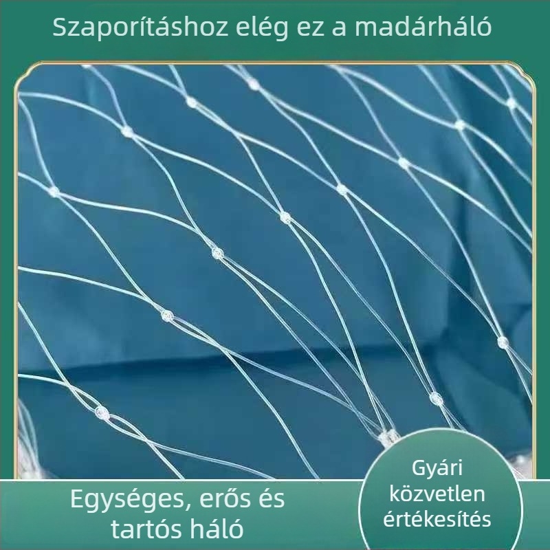 Vastagított madárvédelmi tóháló, tartós nylonháló halastóhoz