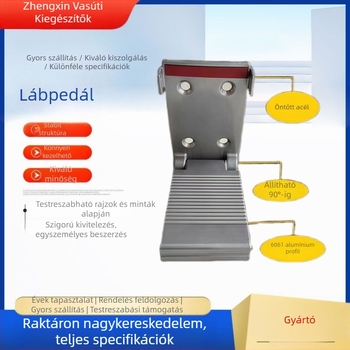 Vasúti lábtámasz, összecsukható, modell 020, egyszerű stílus, idős embereknek