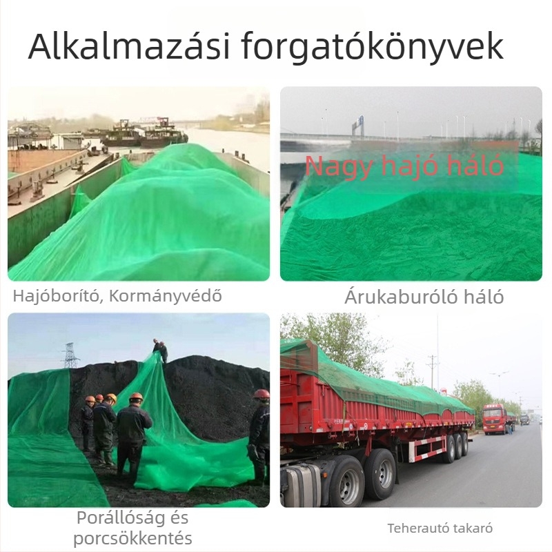 Youxiang poliészter járműzáró háló teherautókhoz — por- és szélálló ponyvaháló, szén- és homokfedéllel