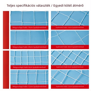 Konténervédelmi hálók — biztonsági védelem; anyag: poliészter és nylon; modell: konténerhálózat; egyedi igény szerinti testreszabás; konténerek zárására