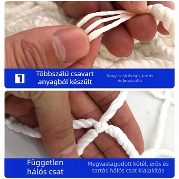 Konténervédő háló teherautókhoz – magas teherbírású tágított poliészter, testreszabható, modell: Container Network, járművédelem