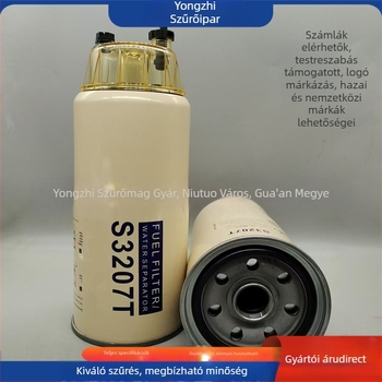 Üzemanyag-szűrő elem építőipari gépekhez (S3207T) – alkalmas teherautókra, traktorokra és egyéb gépekre