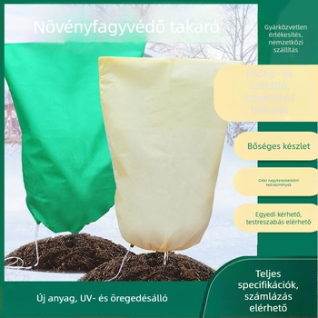 Növény fagykár elleni takaró gyümölcsfákhoz – nemszövött anyag, őszi–téli védelem