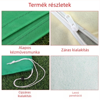 Növény fagykár elleni takaró gyümölcsfákhoz – nemszövött anyag, őszi–téli védelem