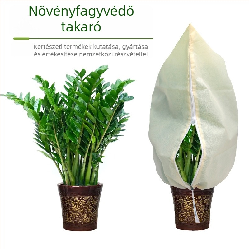 Növény fagykár elleni takaró gyümölcsfákhoz – nemszövött anyag, őszi–téli védelem
