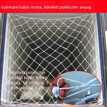 Konténervédő háló: áruk izolációs hálója és zuhanás elleni védőháló