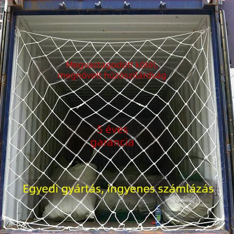 Konténervédő háló: áruk izolációs hálója és zuhanás elleni védőháló