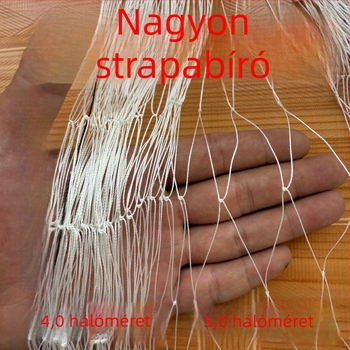 Madárvédő háló gyümölcsfákhoz és ültetvényekhez — nylon szálú háló; mezőgazdasági és tenyésztési felhasználás