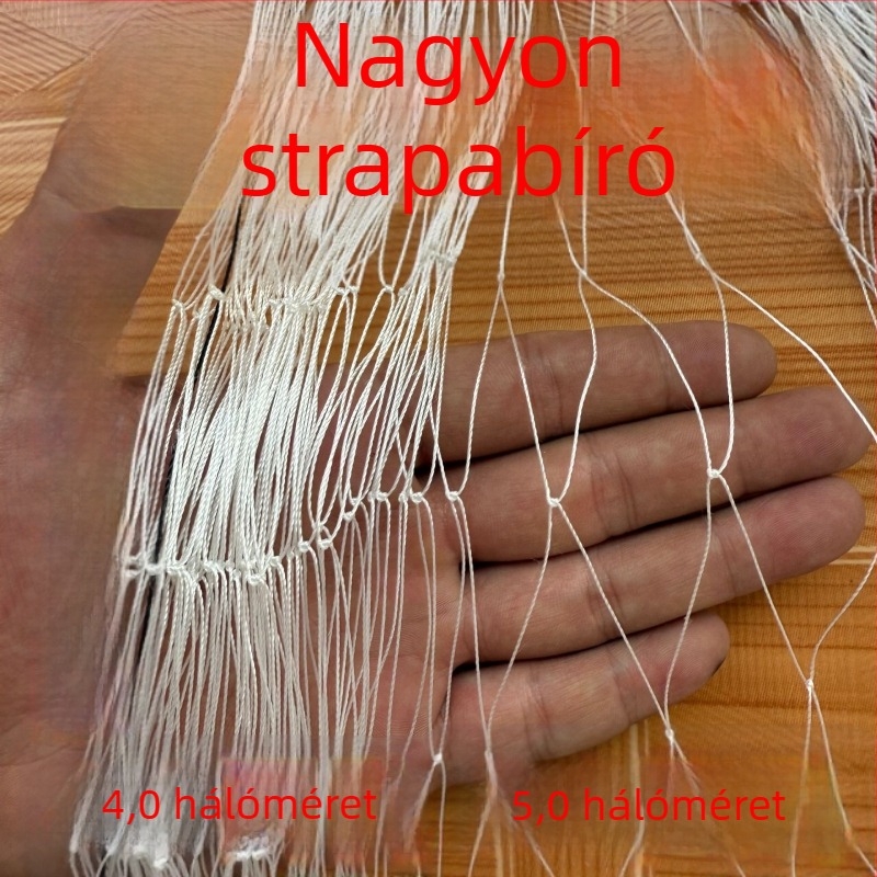 Madárvédő háló gyümölcsfákhoz és ültetvényekhez — nylon szálú háló; mezőgazdasági és tenyésztési felhasználás