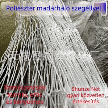 Magas szilárdságú poliészter madárvédő háló gyümölcskertekhez és halastavakhoz; szőlőháló nylon többfilamentumos rostokkal hosszabb élettartammal