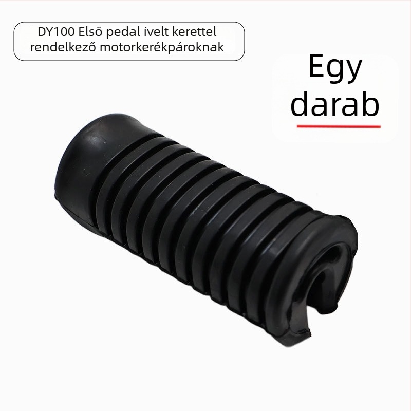 Motorkerékpár lábpedál gumiból, első pedál, kompatibil Dayang 100, TBT110, JH70, Termékszám 2025-12