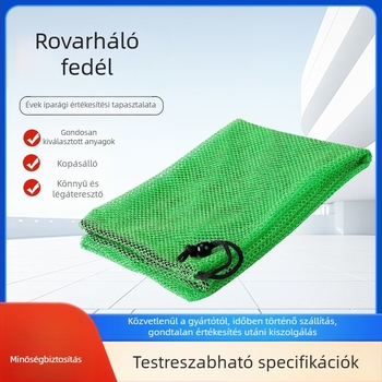 Növényvédő háló rovarok ellen, húzózsinóros, virág- és gyümölcs háló, madárvédő háló