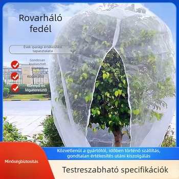 Növényvédő háló rovarok ellen, húzózsinóros, virág- és gyümölcs háló, madárvédő háló